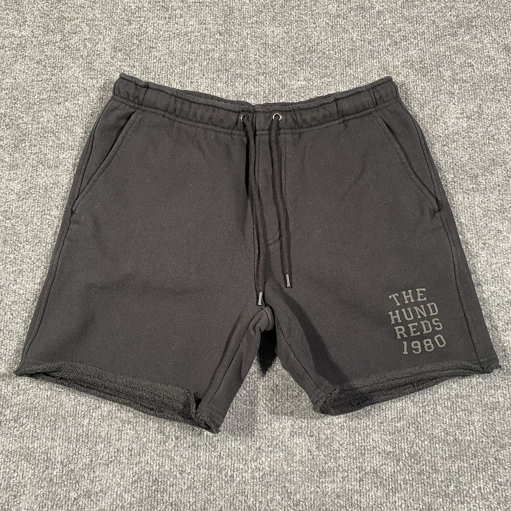 The Hundreds Fleece Cut Off Sweat Shorts Mens Size S Stretch Fit Gym Training